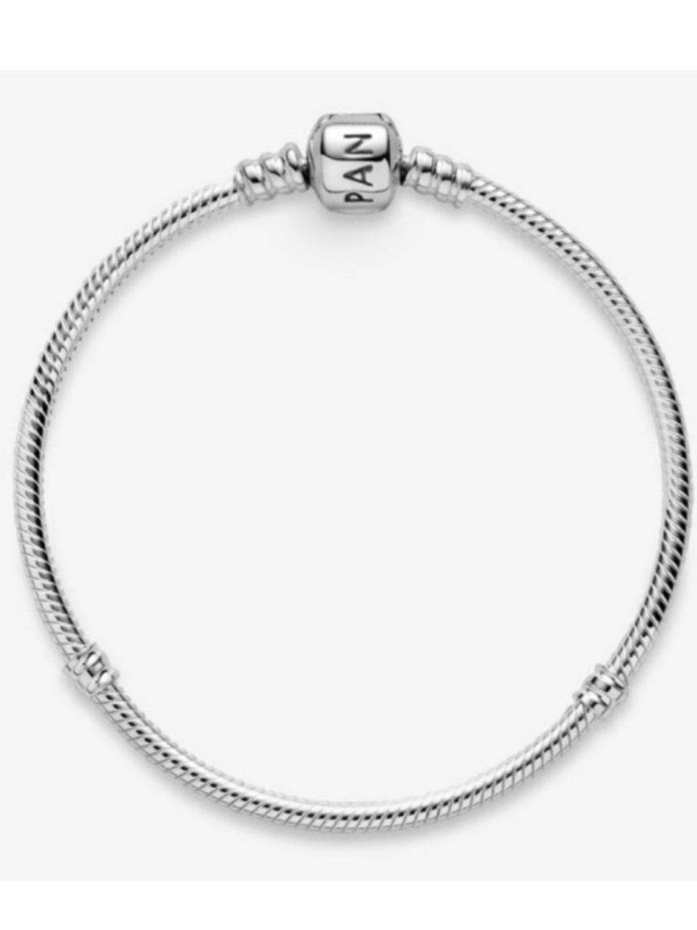Pandora Moments Barrel Clasp Charm Bracelet, 925 Sterling Silver